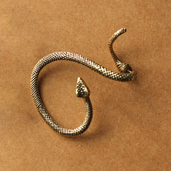 Örhänge "Snake" i Antik Silver, Bronsfärg eller Svart - 4