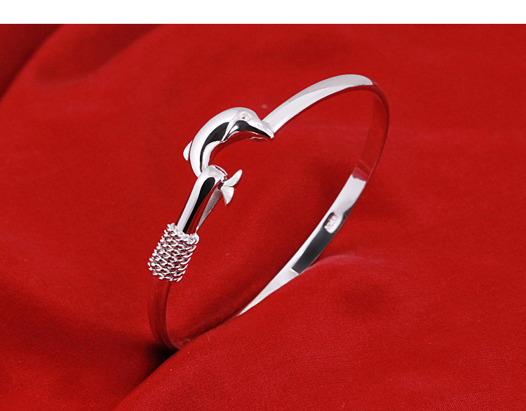Armband "Silver Dolphin" i 925 Sterling Sillverplätering - 8