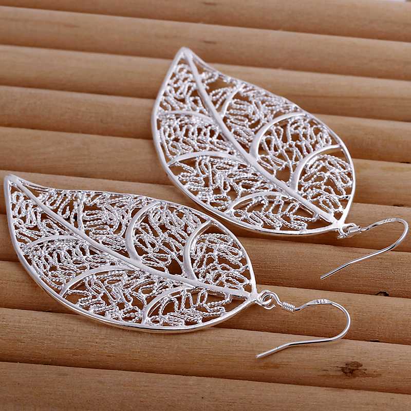 Örhängen "Leaf" i 925 Sterling Silverplätering - 2