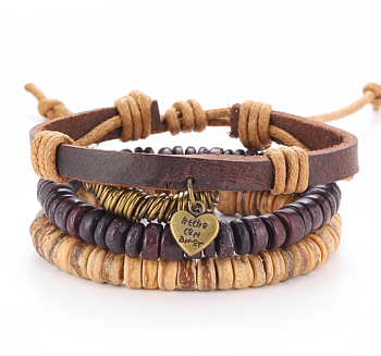 Läderarmband "Hecho Con Amor"