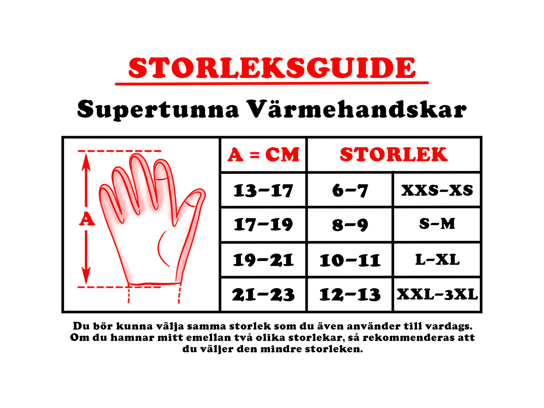 Supertunna Värmehandskar (Batteridrivna Innerhandskar) (S/N 22-10) -ENBART HANDSKAR (Reservdel) - 7