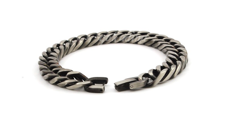 Armband "Antique" i Rostfritt stål  - 8mm - 3