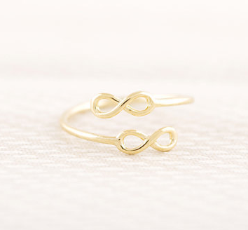 Ring "Double Forever" i 18K Guldplätering - 2