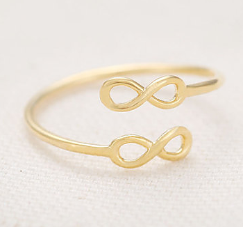 Ring "Double Forever" i 18K Guldplätering