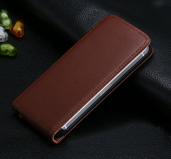 Flipfodral i läder till iphone 5/5S, 6, 6 Plus, 7 och 7 Plus - 4