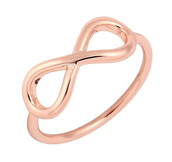 Ring "Eternity" i 18K Roséguldplätering