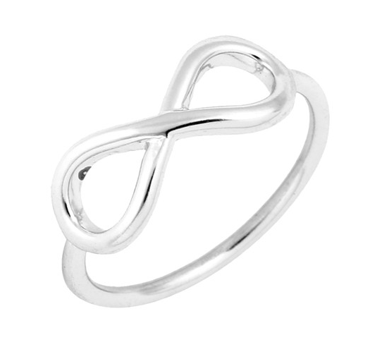Ring "Eternity" i 925 Sterling Silverplätering