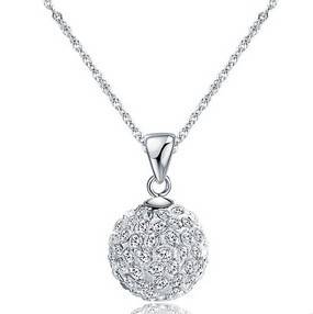 Shamballainspirerat Halsband -Vita kristaller - 4
