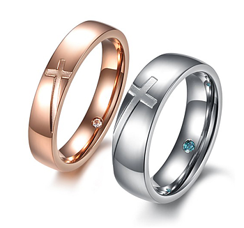 Parringar i 18K Roséguld - respektive 925 Sterling Silverpläterad rostfritt stål