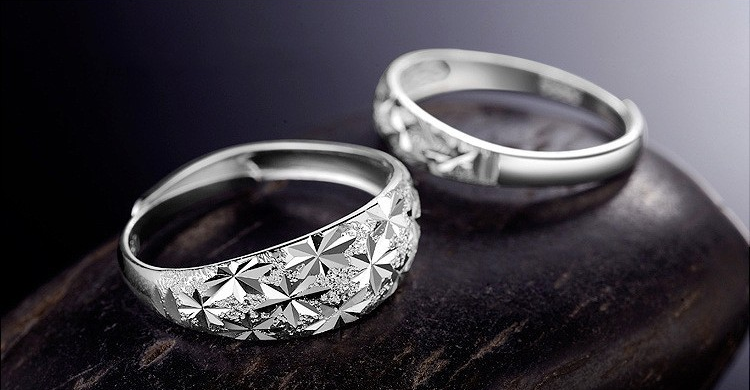 Ring "Shooting star" i 925 Sterling Silverplätering - 5