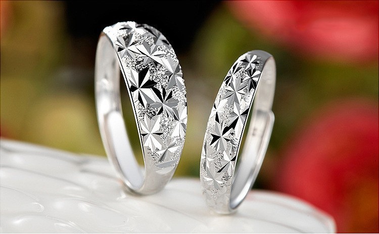Ring "Shooting star" i 925 Sterling Silverplätering - 8