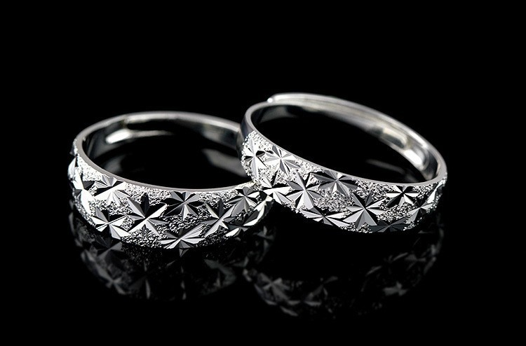 Ring "Shooting star" i 925 Sterling Silverplätering - 3