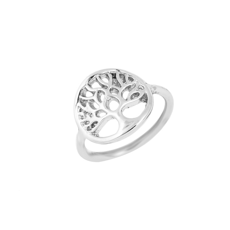 Ring "Tree of Life" i 925 Sterling Silverplätering - 2