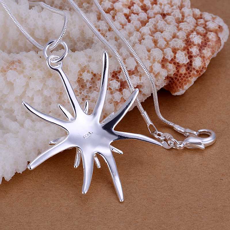 Halsband "Starfish" i 925 Sterling Silverplätering - 2