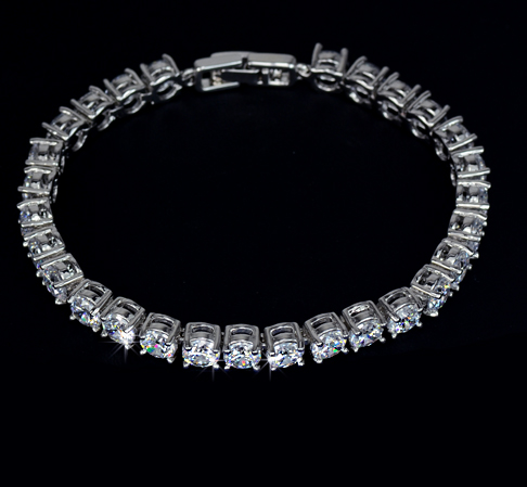 Armband  med stenar av Cubic Zirconia och i 925 Sterling Silverplätering - 5
