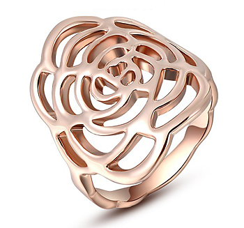 Ring "Rose" i 18 K Roséguldplätering