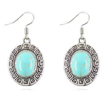 Örhängen "Vintage" i 925 Sterling Silverplätering