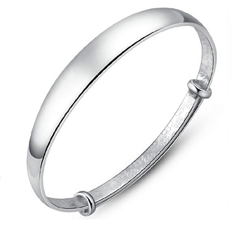 Armband "Smooth" i 925 Sterling Silverplätering