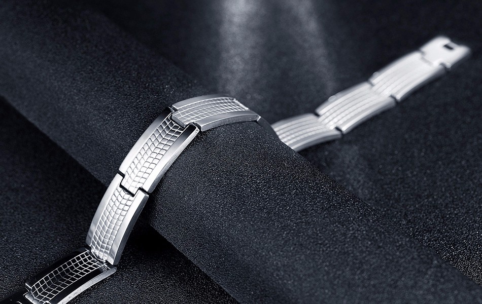 Armband "Greek" i rosfritt stål - 2