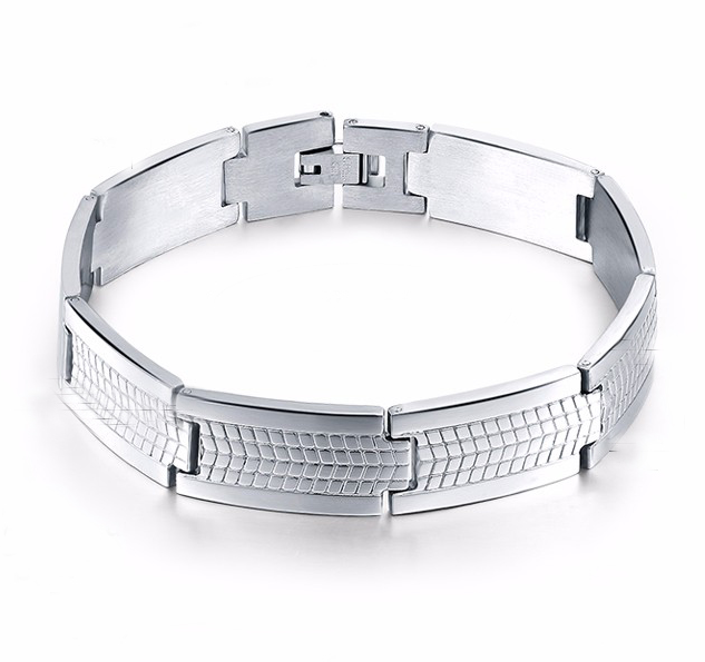 Armband "Greek" i rosfritt stål