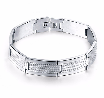 Armband "Greek" i rosfritt stål
