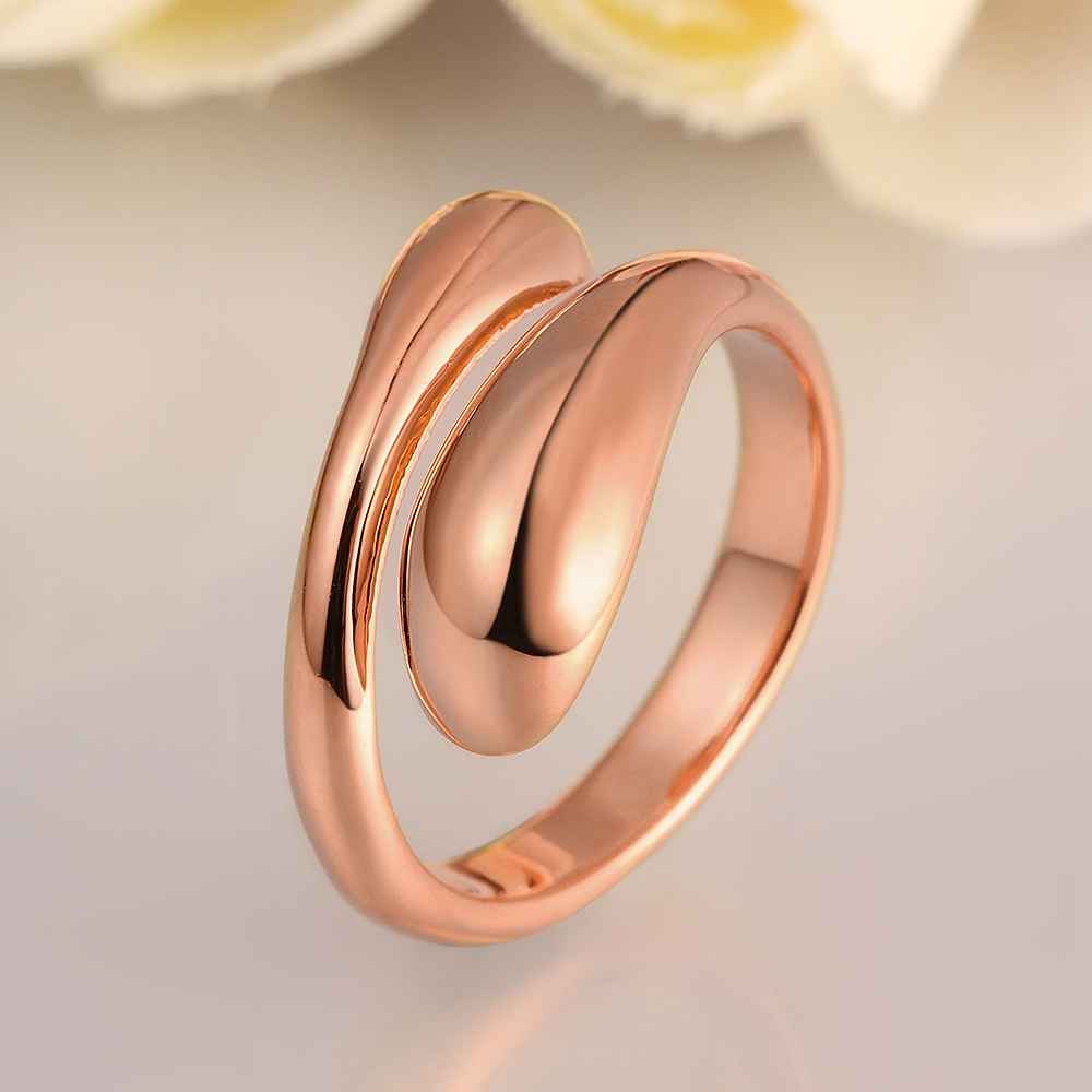 Ring "Droppe" i 18K Roséguldplätering - 2