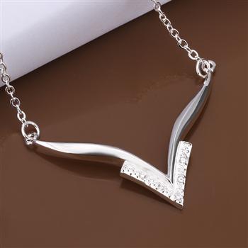 Halsband "Wings" i  925 Sterling Silverplätering - 2