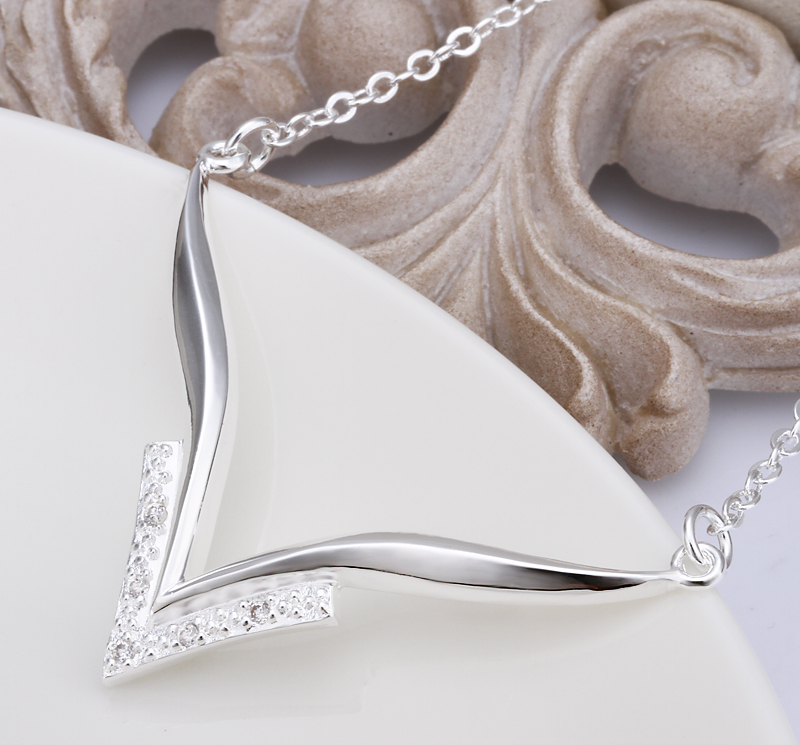 Halsband "Wings" i  925 Sterling Silverplätering