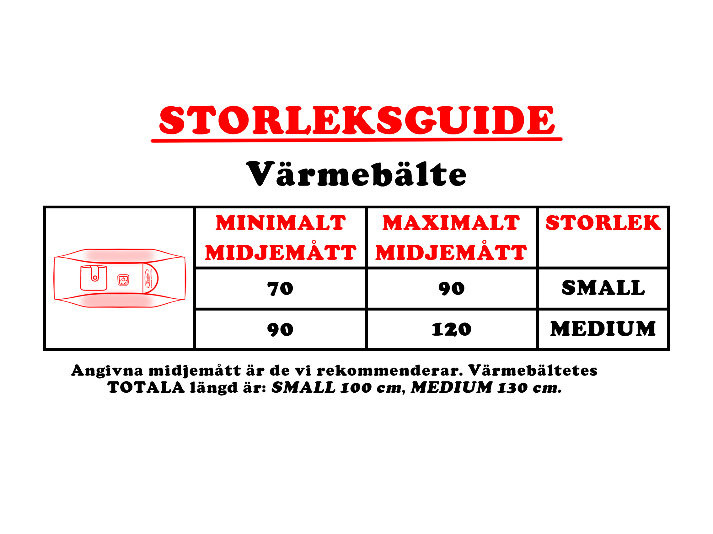 Batteridrivet Värmebälte - 7