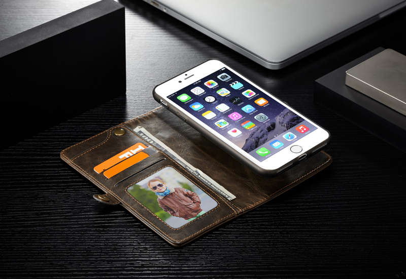 Multifunktionsfodral till iphone 7, 7 Plus, 8, och 8 Plus med magnetlås - 15