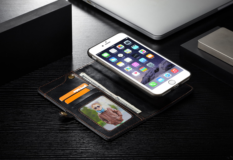 Multifunktionsfodral till iphone 7, 7 Plus, 8, och 8 Plus med magnetlås - 16