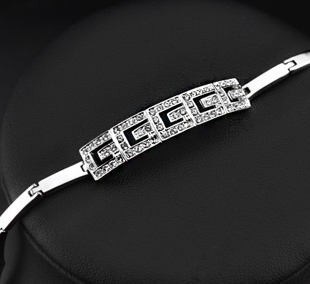 Armband med Stellux Austrian Crystals och platinumplätering - 3