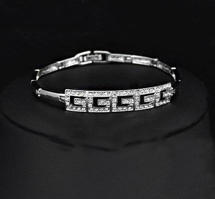 Armband med Stellux Austrian Crystals och platinumplätering - 2