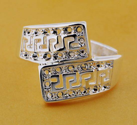 Ring med 925 Silverplätering - 2
