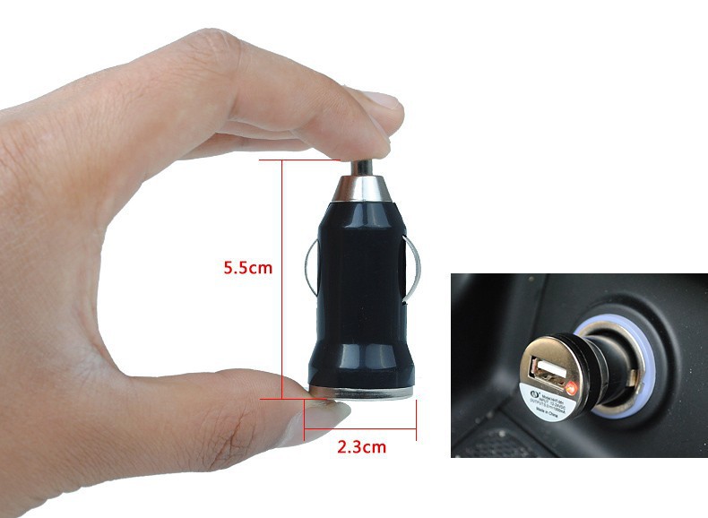 USB-laddare för cigarettuttaget i bilen -Finns i många färger! - 7