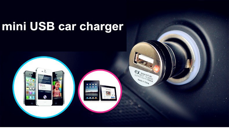 USB-laddare för cigarettuttaget i bilen -Finns i många färger! - 9