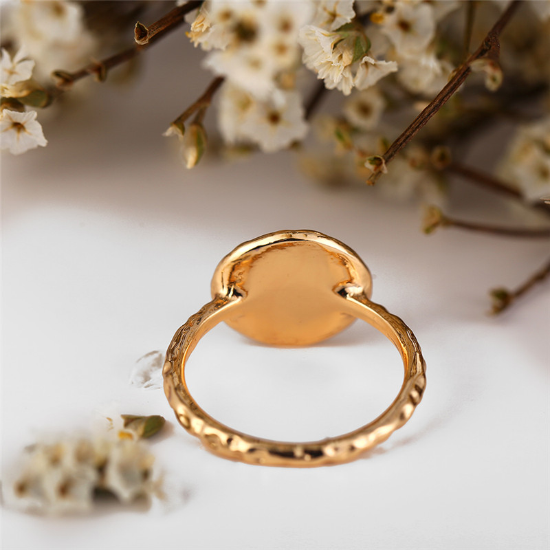 Ring  "Compass"  i 18K Guldplätering - 4