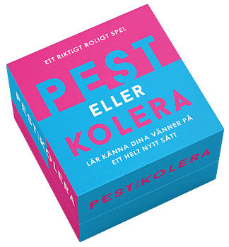 Pest eller kolera -Spel i liten bekväm ask