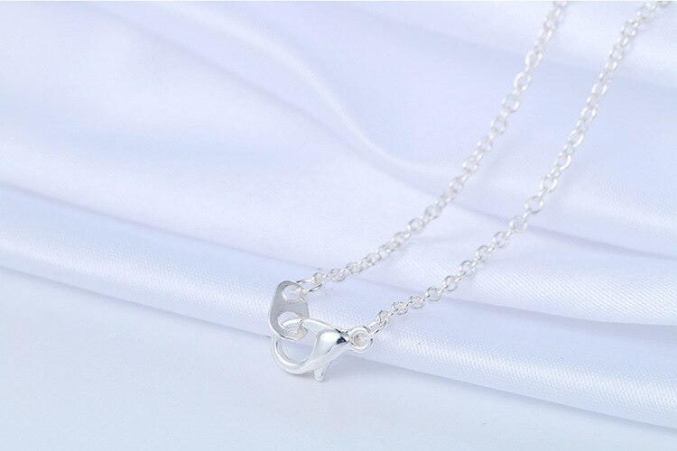 Halsband "Seagull" i 925 Sterling Silverplätering - 5