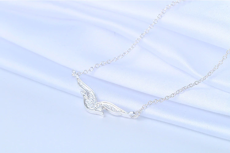 Halsband "Seagull" i 925 Sterling Silverplätering - 3
