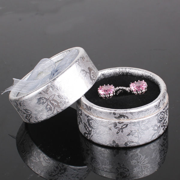 Örhängen med Cubic Zirconia och i 18 K Vit Guldplätering - 4