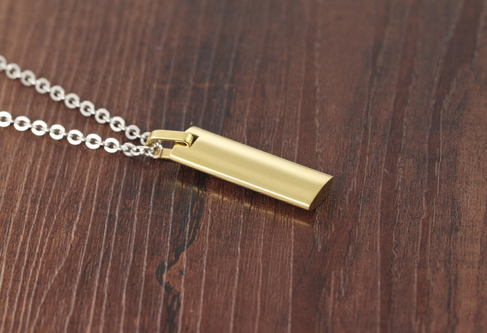 Halsband "Spanish Cross" i Rostfritt stål -Guld - 3