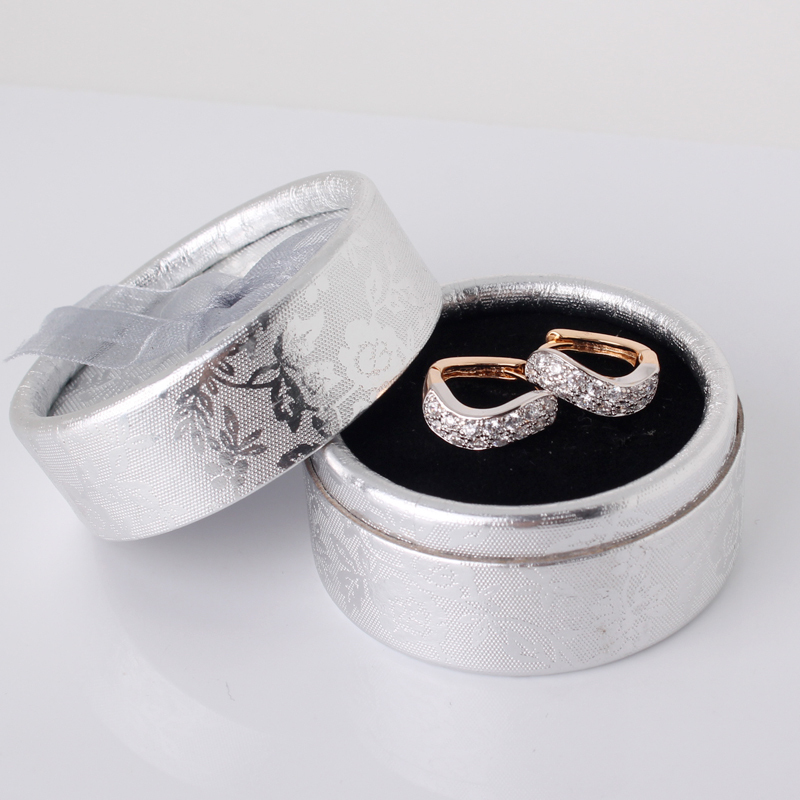 Örhängen med Cubic Zirconia och i 18 K Guldplätering - 5