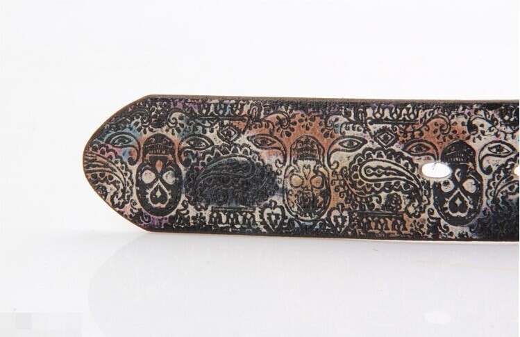 BÄLTE Skull -Unisex -Vit - 7