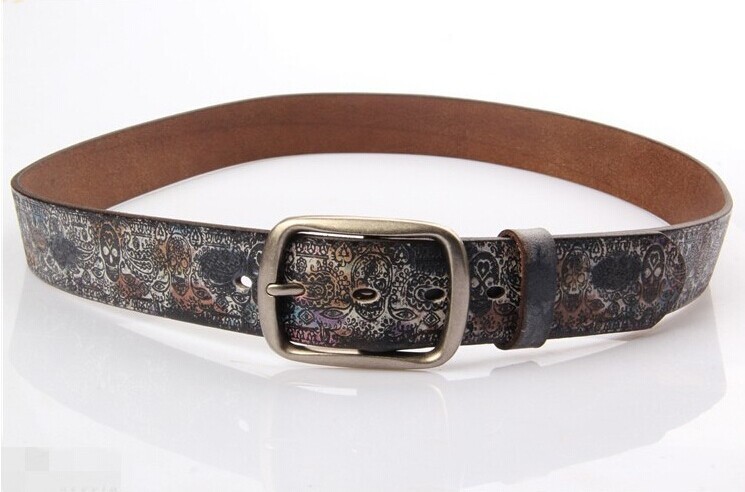 BÄLTE Skull -Unisex -Vit - 4