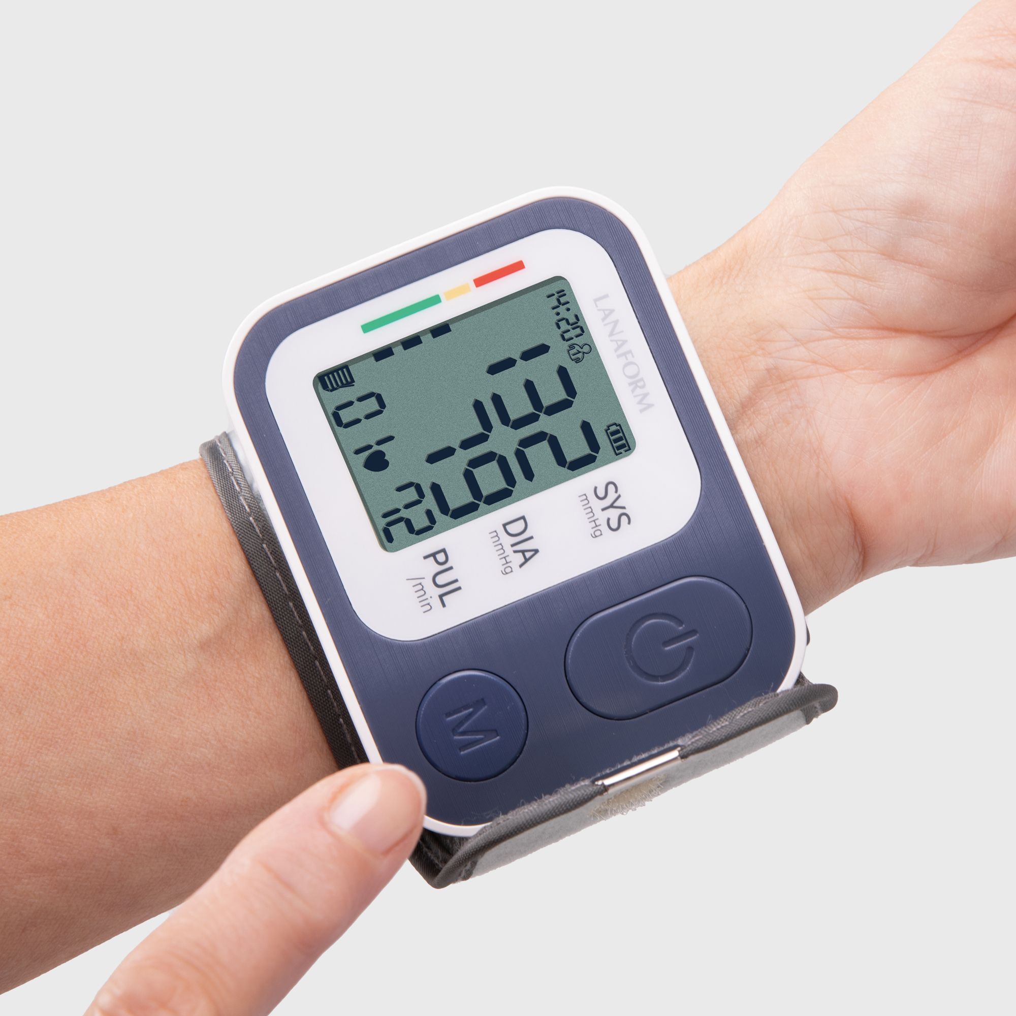 Lanaform WBPM-200 – Automatisk blodtrycksmätare för handleden med hög noggrannhet - 3