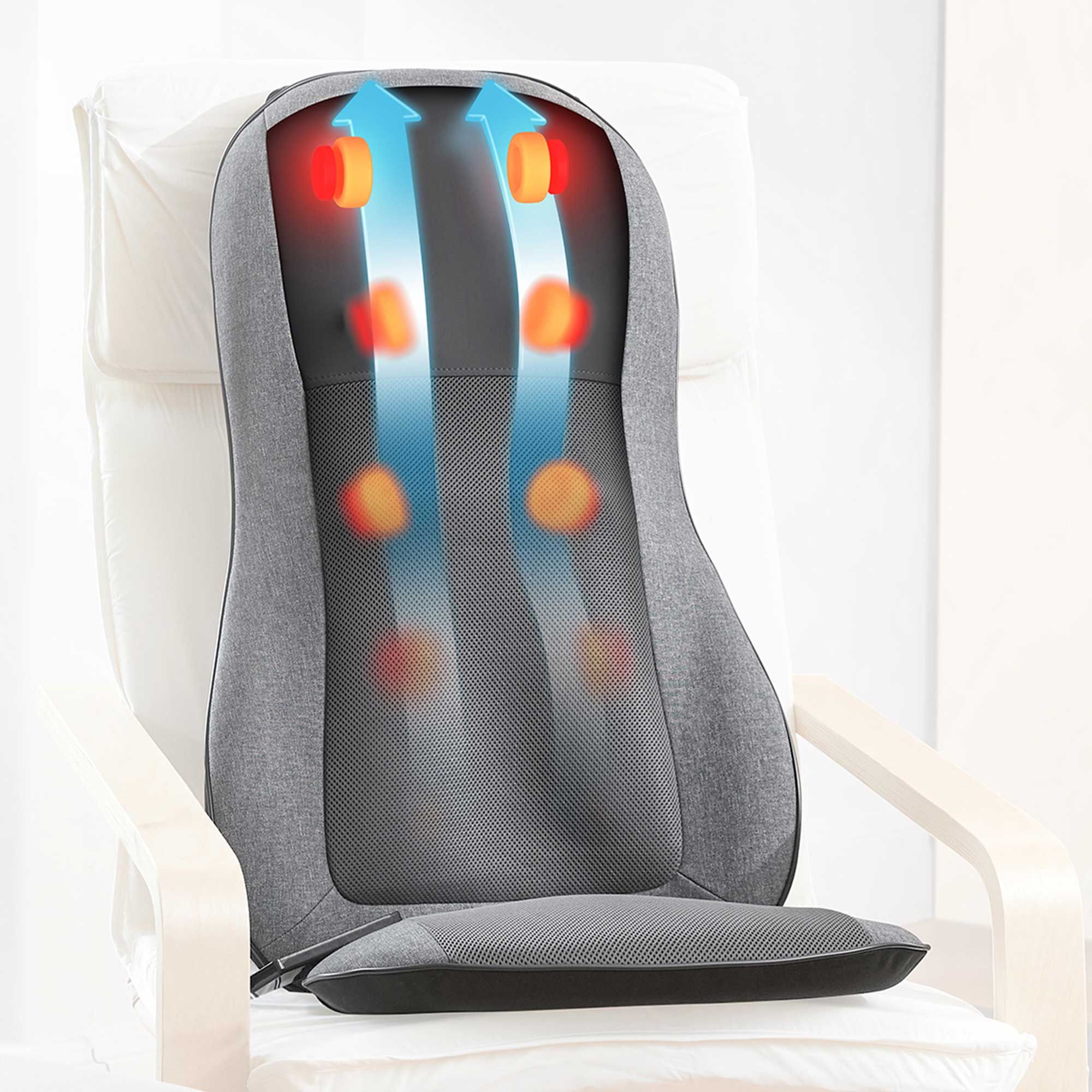 Lanaform Bodyscan Massager – Shiatsu massagesäte med kroppsskanning och värmefunktion - 2