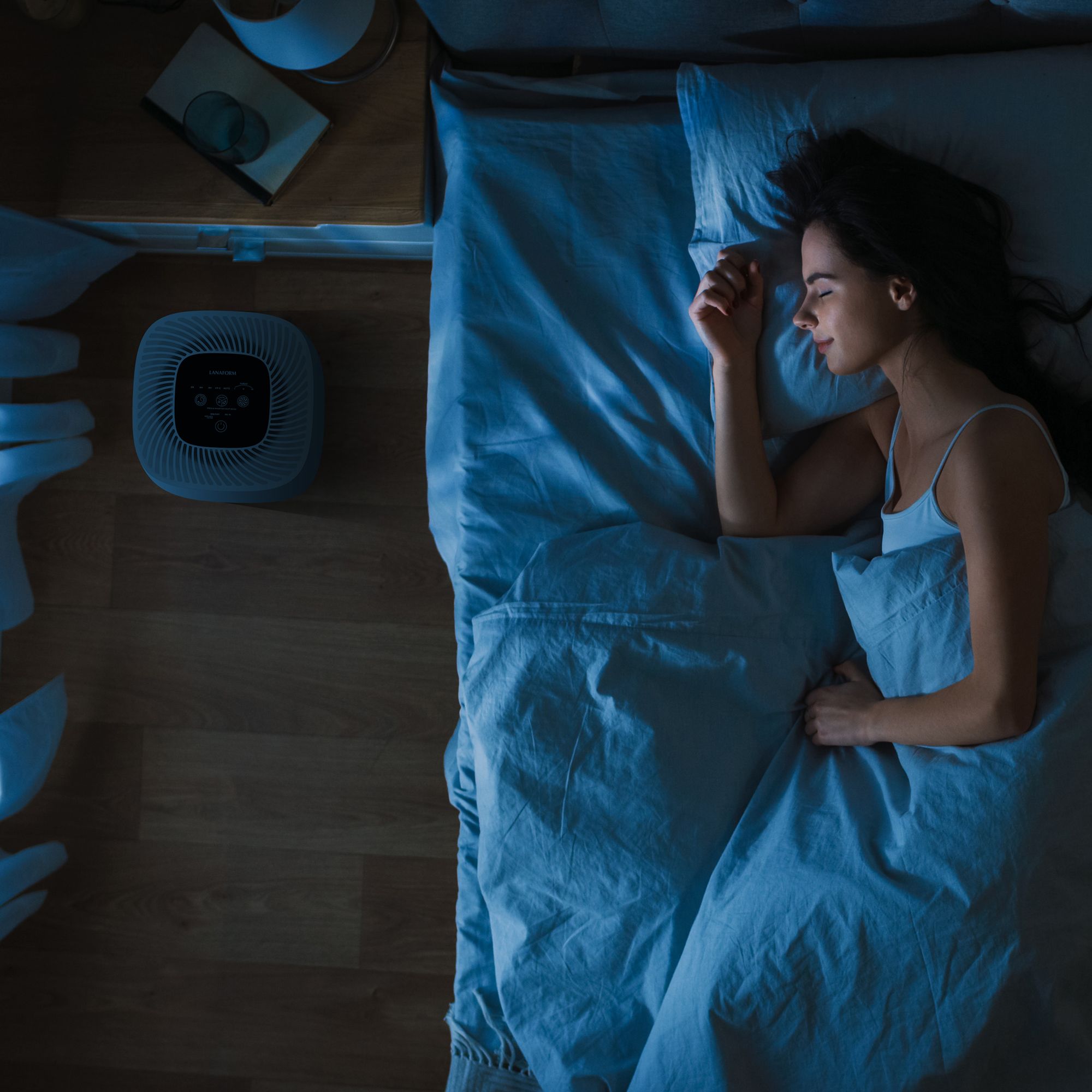 Lanaform AV-99C – Smart luftrenare med HEPA-filter, luftkvalitetssensor och appstyrning - 5