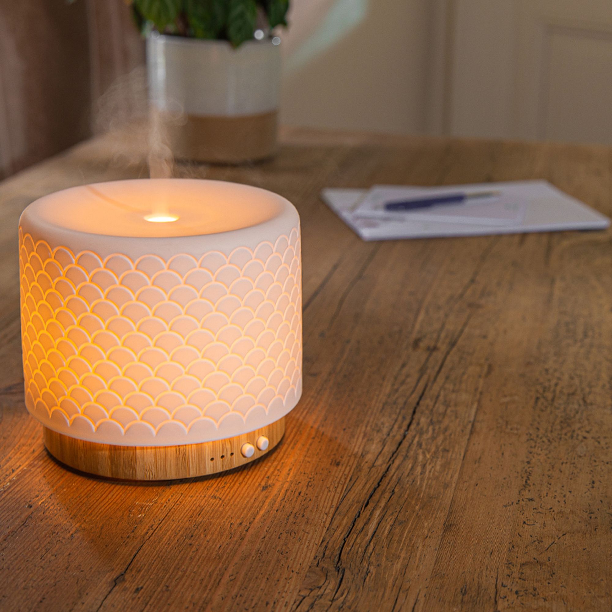 Lanaform Moya – Ultraljudsdiffuser med LED-belysning och doftspridning - 3