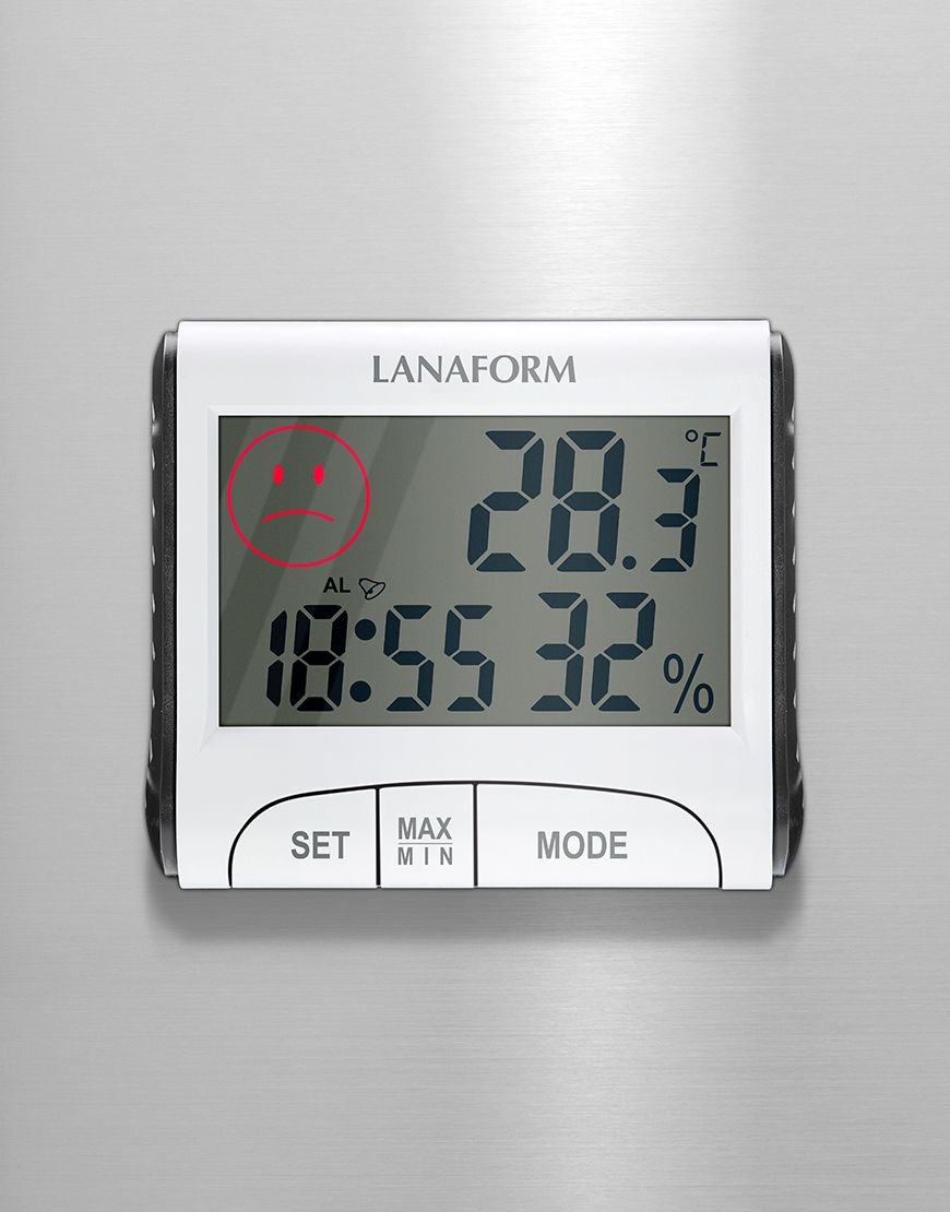 Lanaform Thermo-Hygrometer – Digital termometer och hygrometer för inomhusklimat - 4